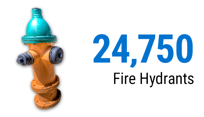 By the Numbers Hydrants